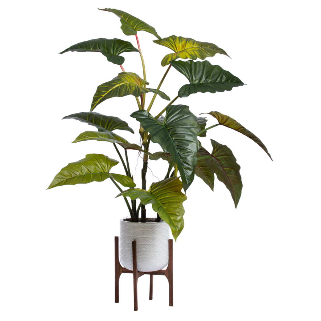 artificial philodendron plant Philodendron Red – Lux Art Silks