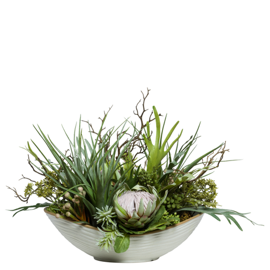 Protea/Greenery Mix